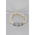 Βραχιόλι Χεριού - Silver Snake Pearl