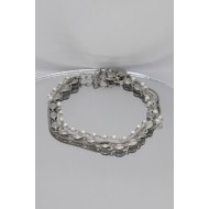 Βραχιόλι Χεριού - Santona Triple Silver