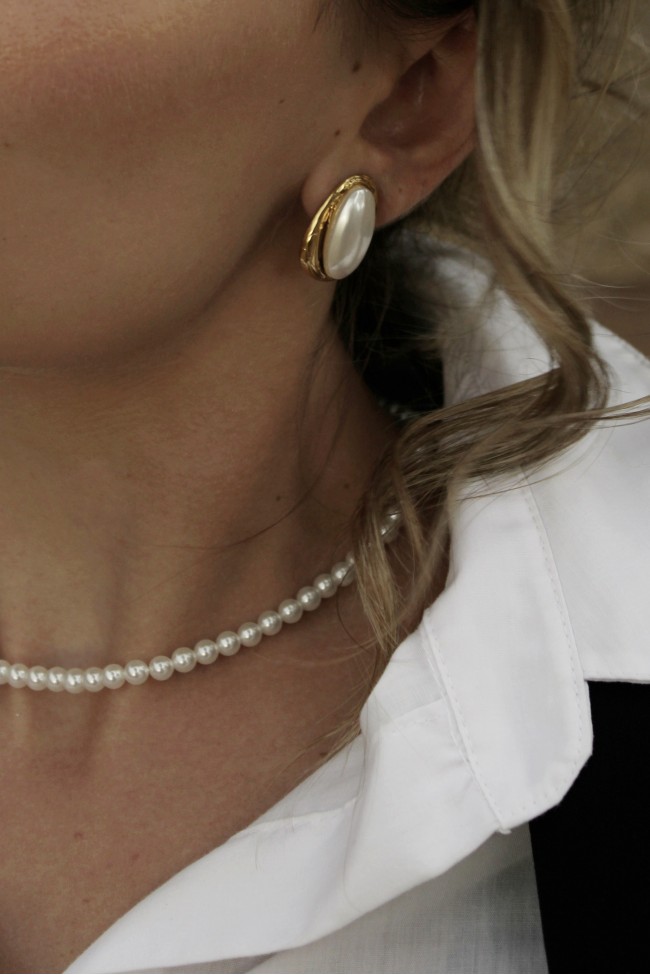 Σκουλαρίκια Κρεμαστά -  Adele Pearl 