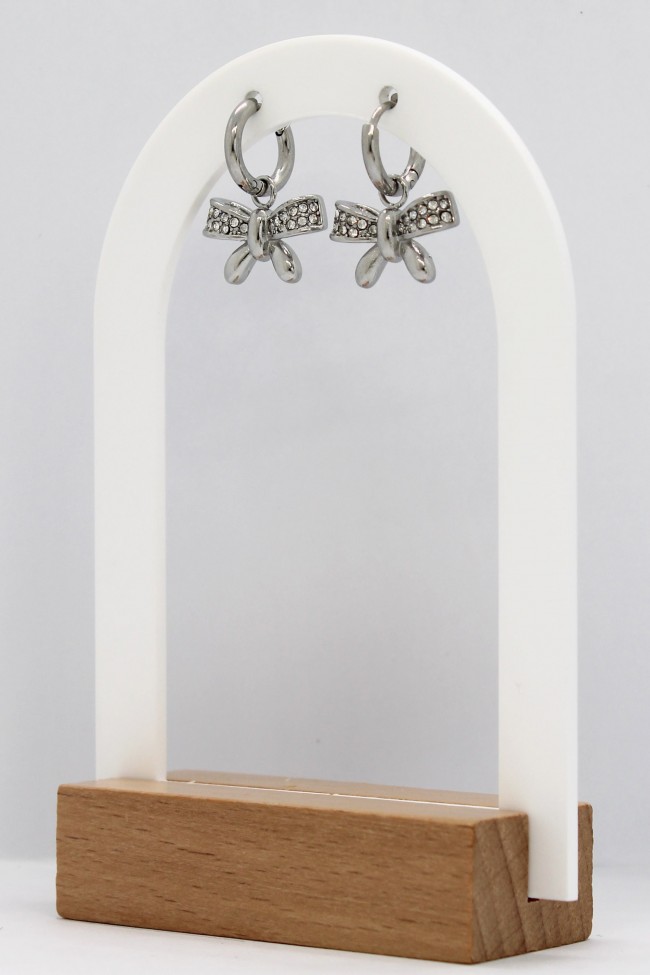 Σκουλαρίκια Κρεμαστά - Lustrous Bow