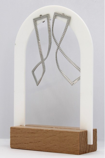 Σκουλαρίκια Κρεμαστά - Silver Flow