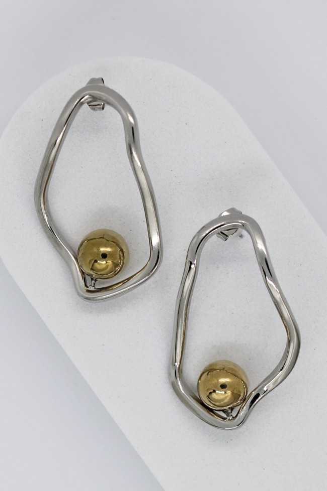 Σκουλαρίκια Κρεμαστά - Silent Flow