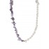 Κολιέ - Purple Ivory Pearls