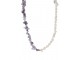 Κολιέ - Purple Ivory Pearls