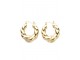 Σκουλαρίκια Κρίκοι  - Gold Croissants