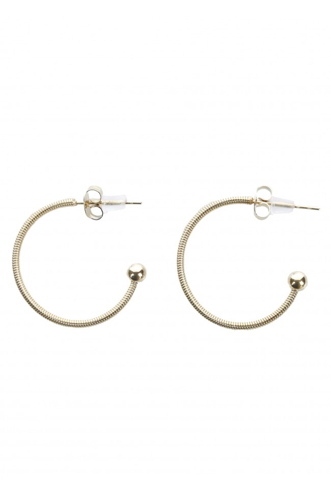Σκουλαρίκια Κρίκοι - Golden Minimal Hoops