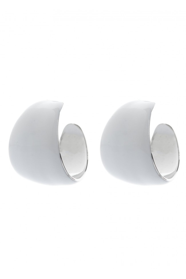 Σκουλαρίκια Κρίκοι - Silver Chunky Hoops