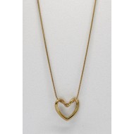 Κολιέ Με Καρδιά - Heart Golden Bond