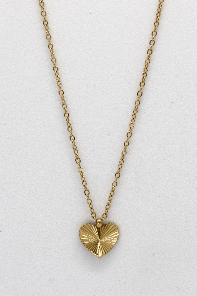 Κολιέ Με Καρδιά - Hearts Serenity Golden