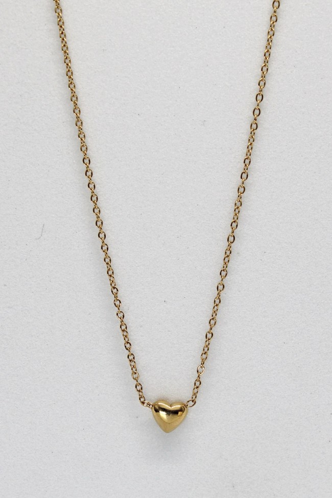 Κολιέ Με Καρδιά - Delicate Heart Golden