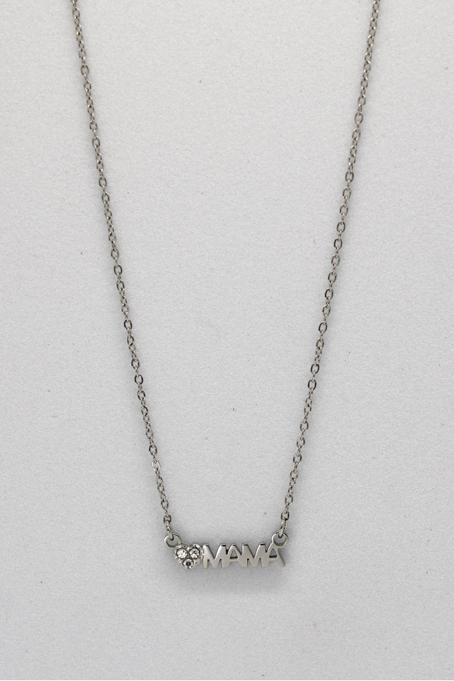 Κολιέ Μαμά - Moms Silver Light