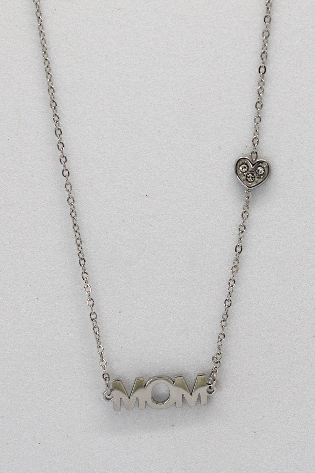 Κολιέ Μαμά - Moms Silver Glow 
