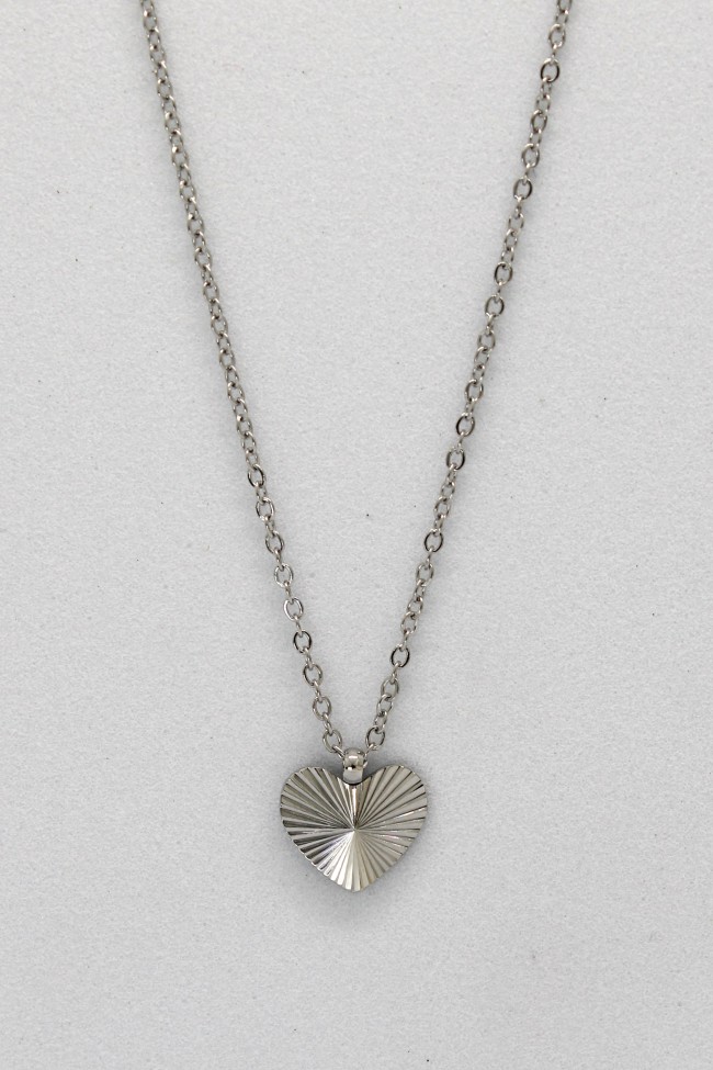 Κολιέ Με Καρδιά - Hearts Serenity Silver
