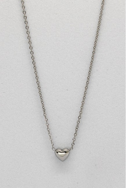 Κολιέ Με Καρδιά - Delicate Heart Silver