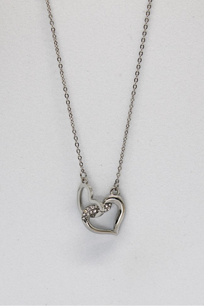 Κολιέ Με Καρδιές - Silver Heart Touch