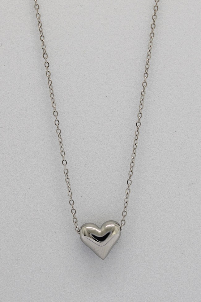 Κολιέ Με Καρδιά - Pure Heart Silver