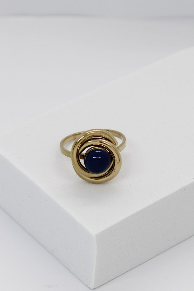 Δαχτυλίδι Ρυθμιζόμενο - Silent Beam Blue