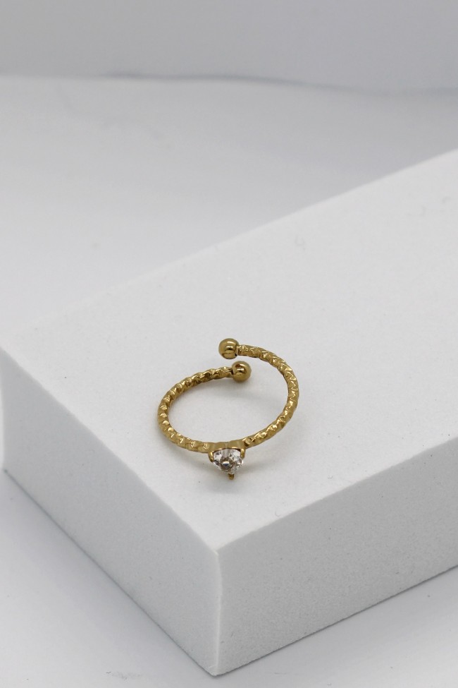 Δαχτυλίδι - Heart of Light Golden