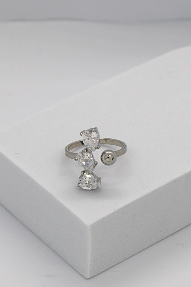 Δαχτυλίδι Ρυθμιζόμενο - Silver Radiant Balance