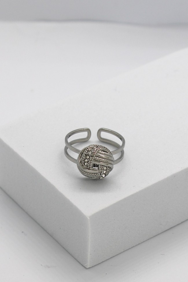 Δαχτυλίδι Ρυθμιζόμενο - Quiet Reflection Silver