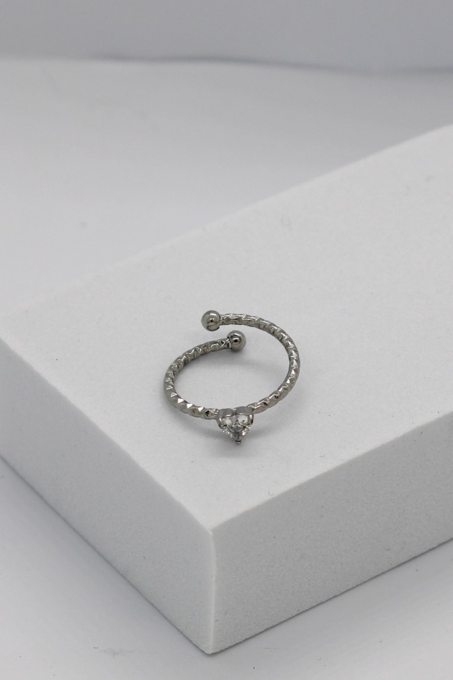 Δαχτυλίδι - Heart of Light Silver