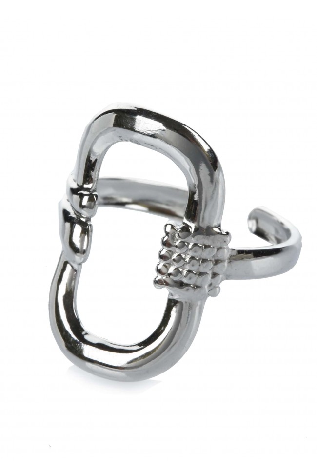 Δαχτυλίδι - Silver Oval Knot