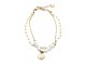 Βραχιόλι Χεριού - Golden Twist Chain with Pearl