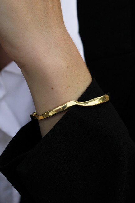 Βραχιόλι Χειροπέδα - La Courbe Golden 