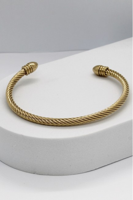 Βραχιόλι Χειροπέδα - La Golden Tresse 