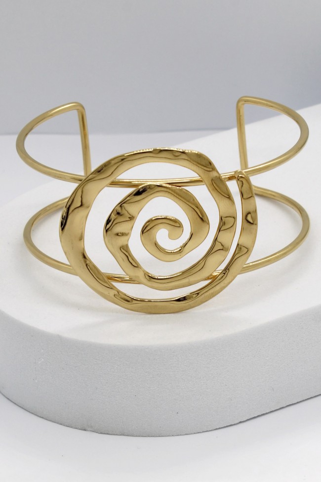 Βραχιόλι Χειροπέδα - Golden Spiral