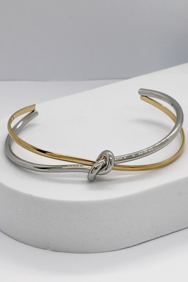 Βραχιόλι Χειροπέδα - Delicate Knot