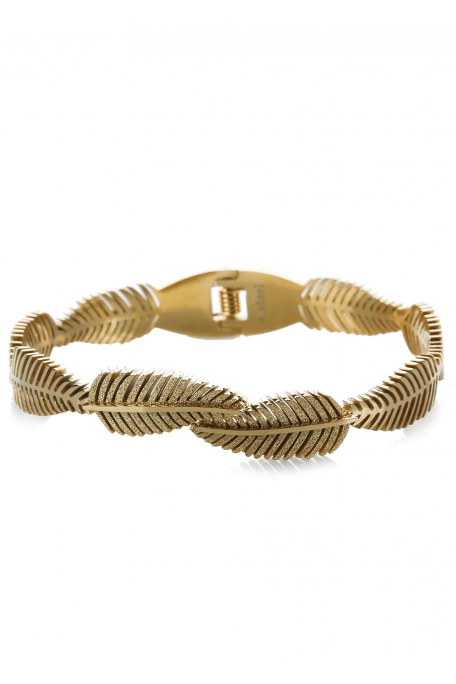 Βραχιόλι Χειροπέδα - Golden Leaves