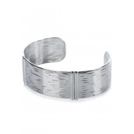 Βραχιόλι Χειροπέδα Σφυρήλατη - Boho Antique Silver