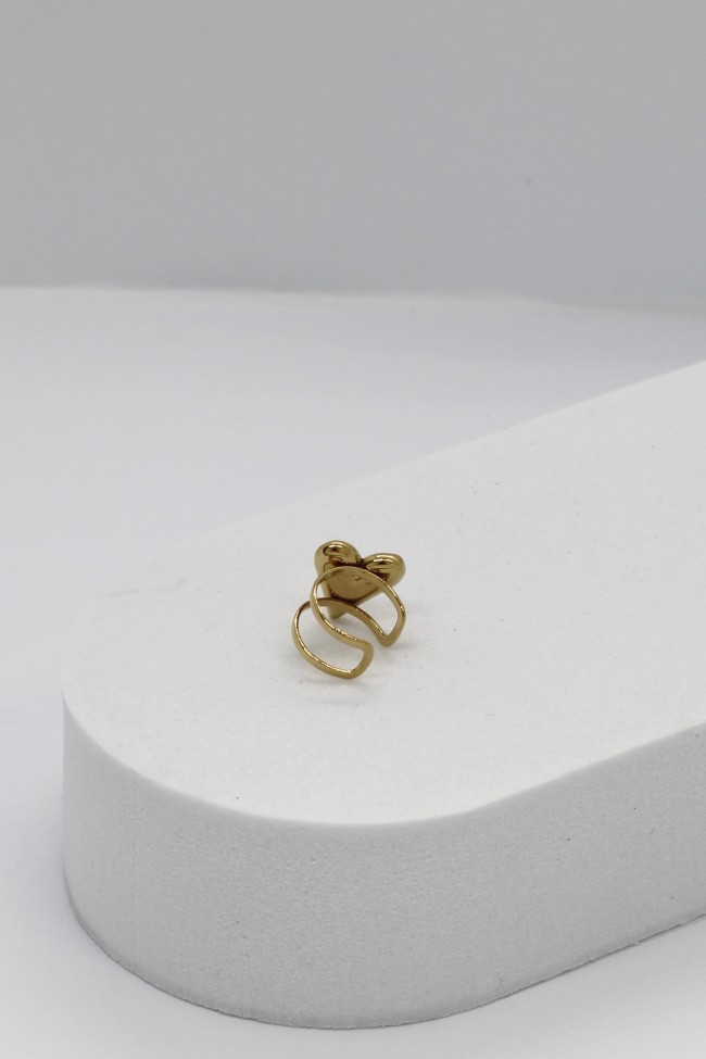 Σκουλαρίκι Ear Cuff - Golden Gentle Heart