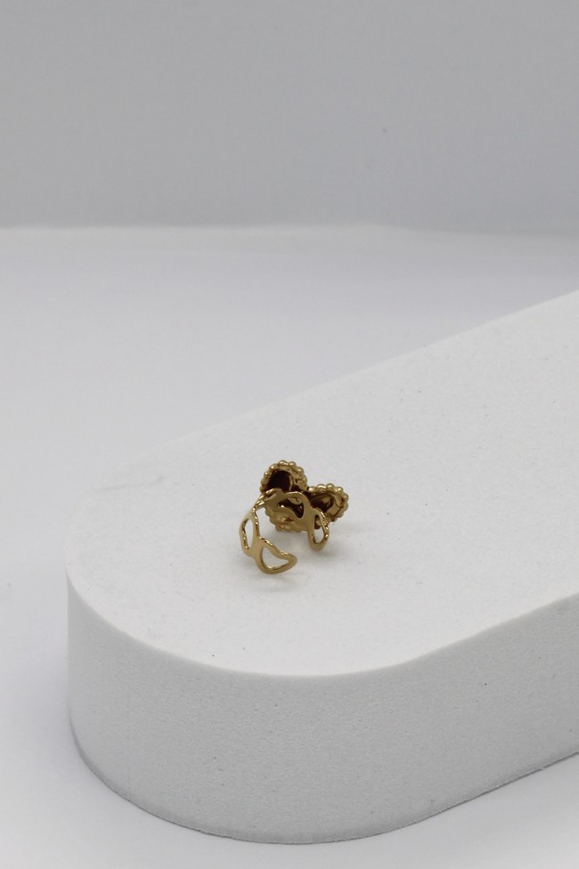 Σκουλαρίκι Ear Cuff - Golden Heartbeat