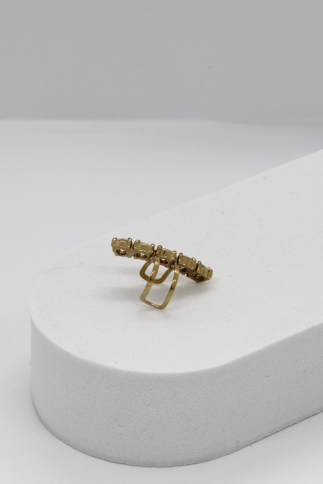 Σκουλαρίκι Ear Cuff - Golden Luminous Serenity