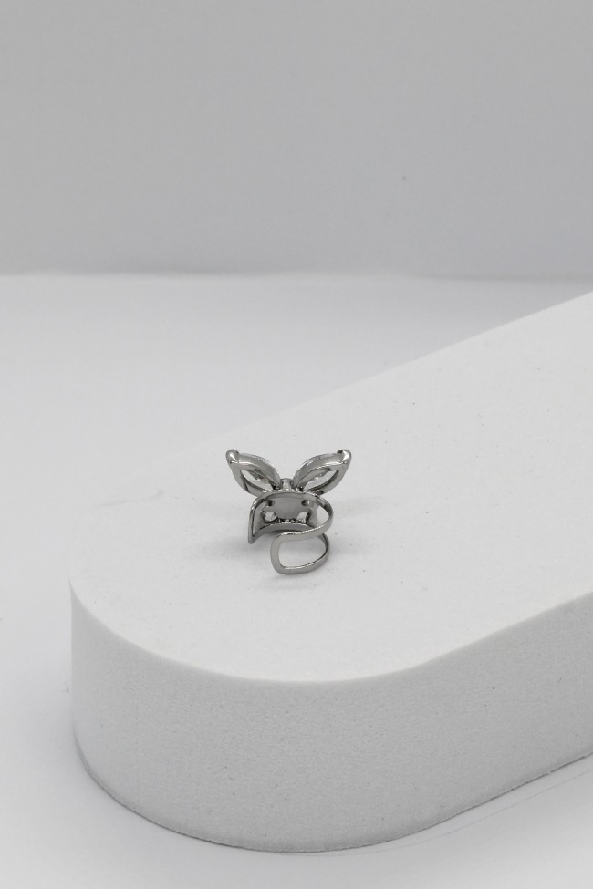 Σκουλαρίκι Ear Cuff - Silver Butterfly Glow